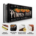 Personalized Pumpkin Patch Sign IX by Tailored Canvases