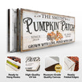 Personalized Pumpkin Patch Sign VII by Tailored Canvases