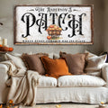 Personalized Pumpkin Patch Sign VIII by Tailored Canvases