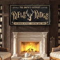 Personalized Rifle Ridge Family Sign by Tailored Canvases