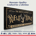 Personalized Rifle Ridge Family Sign by Tailored Canvases