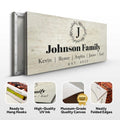 Personalized Rustic Family Sign by Tailored Canvases