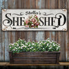 Personalized She Shed Sign