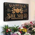 Personalized She Shed Sign V by Tailored Canvases