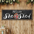 Personalized She Shed Sign VI by Tailored Canvases