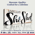 Personalized She Shed Sign VIII by Tailored Canvases