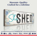 Personalized She Shed Sign XI by Tailored Canvases