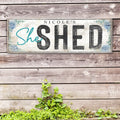 Personalized She Shed Sign XI by Tailored Canvases