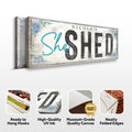 Personalized She Shed Sign XI by Tailored Canvases