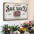 Personalized She Shed Sign XIII by Tailored Canvases