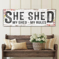 Personalized She Shed Sign XIV by Tailored Canvases