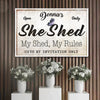 Personalized She Shed Sign XIX