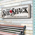 Personalized She Shed Sign XVI by Tailored Canvases