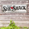 Personalized She Shed Sign XVI by Tailored Canvases