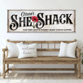 Personalized She Shed Sign XVI by Tailored Canvases