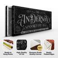 Personalized Spookeasy Bar Sign by Tailored Canvases