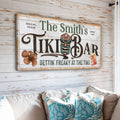 Personalized Tiki Bar Sign by Tailored Canvases