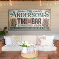Personalized Tiki Bar Sign III by Tailored Canvases