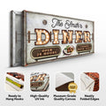 Personalized Vintage Diner Sign by Tailored Canvases