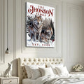 Personalized Wolf Family Wall Art by Tailored Canvases