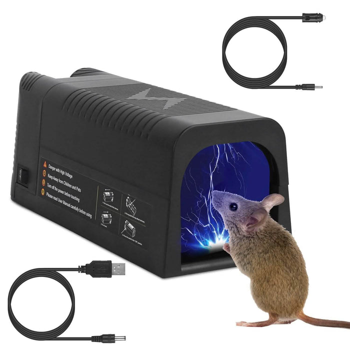Pest Control Rechargeable Shock Mice Killer with 1800V High Voltage by DailySale