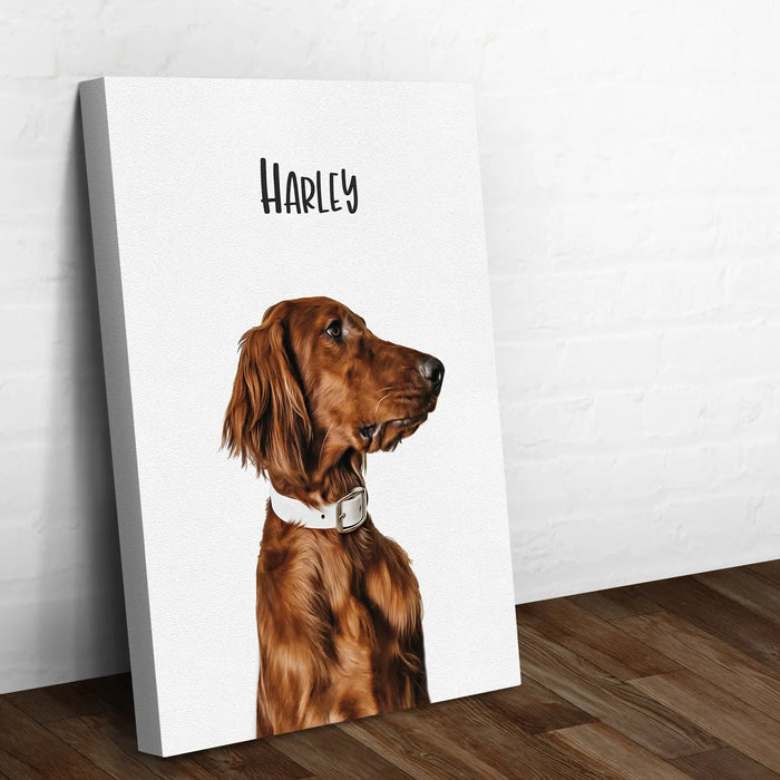 Pet Canvas Sign by Tailored Canvases