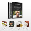 Pet Memorial Portrait Watercolor Sign Here In Your Heart by Tailored Canvases