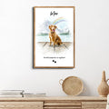 Pet Memorial Rainbow Bridge Sign by Tailored Canvases