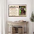 Pet Memorial Sign Best Friend In Paw Prints by Tailored Canvases