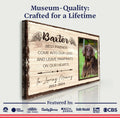 Pet Memorial Sign Best Friend In Paw Prints by Tailored Canvases