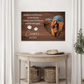 Pet Memorial Sign Goodbyes Are Not Forever II by Tailored Canvases