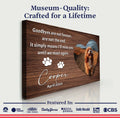 Pet Memorial Sign Goodbyes Are Not Forever II by Tailored Canvases