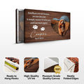 Pet Memorial Sign Goodbyes Are Not Forever II by Tailored Canvases