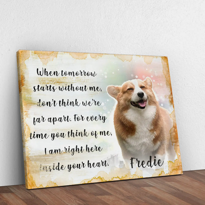 Pet Memorial Sign II by Tailored Canvases