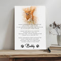 Pet Memorial Sign I'm Right Here In Your Heart by Tailored Canvases