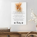Pet Memorial Sign I'm Right Here In Your Heart by Tailored Canvases