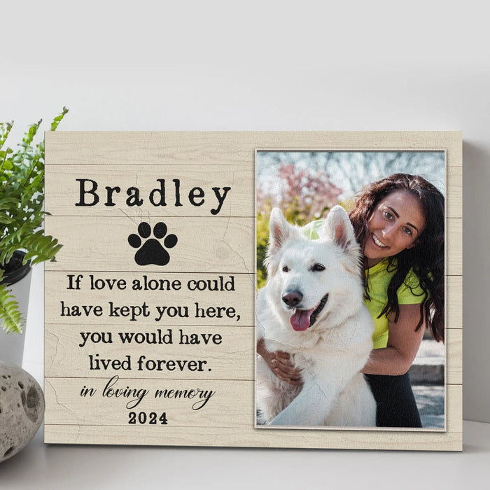 Pet Memorial Sign XII by Tailored Canvases