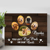 Pet Memorial Sign You Left Paw Prints On Our Hearts