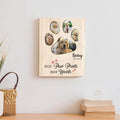 Pet Memorial Sign You Left Paw Prints On Our Hearts II by Tailored Canvases