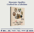 Pet Memorial Sign You Left Paw Prints On Our Hearts II by Tailored Canvases