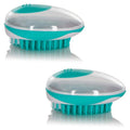 Pet Shampoo Dispensing Grooming Massage Brush by DailySale