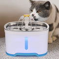 Pet Water Dispenser Fountain Cat Dog LED Light Drinking 2 Spray Heads by DailySale