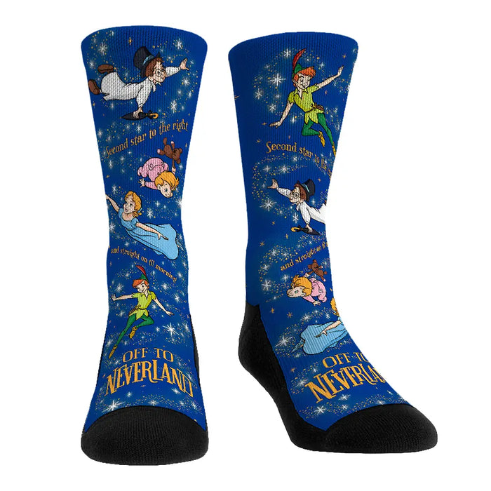 Peter Pan - Off To Neverland - All-Over by Rock 'Em Socks