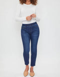 Petite High Rise Jegging -Dark Indigo by Boutique 23