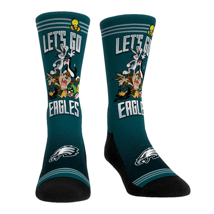 Philadelphia Eagles - Looney Tunes - Team Pile Up by Rock 'Em Socks