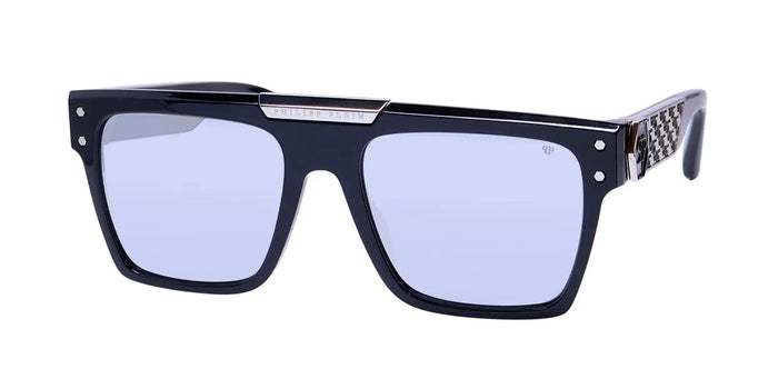 Philipp Plein Spp080 Plein Badge 23kt Gp Sunglasses by ModaFrames