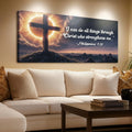 Philippians 4:13 - I Can Do All Things Through Christ Faith Sign by Tailored Canvases