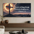 Philippians 4:13 - I Can Do All Things Through Christ Faith Sign by Tailored Canvases