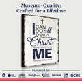 Philippians 4:13 - I Can Do All Things Through Christ Faith Sign II by Tailored Canvases