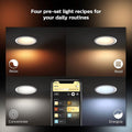 Philips Hue White and Color Ambiance Extra Bright High Lumen Dimmable 4" LED by DailySale